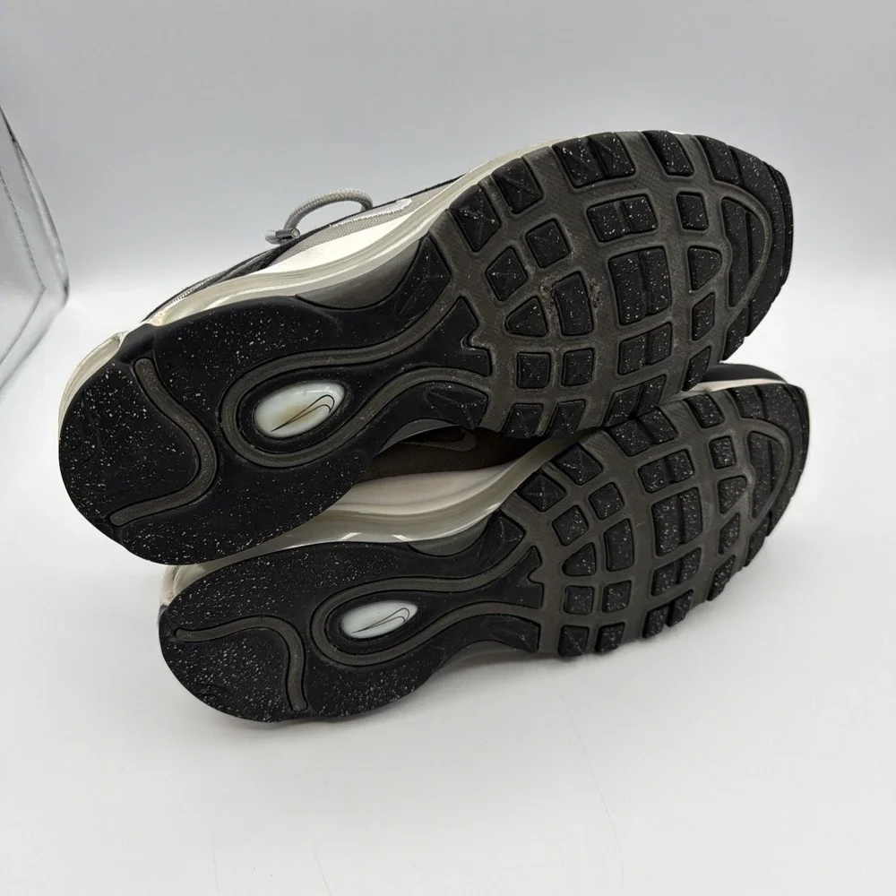 Nike Air Max 97 Shoes Youth Size 7Y Black Gray GS